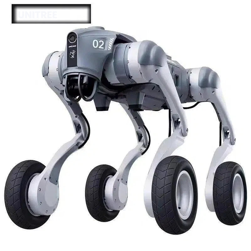Unitree Go2 W All-terrain robot dog Alloy Body Robotic Dog with 360 Degree Rotation & Multi Terrain Walking for Demo Show