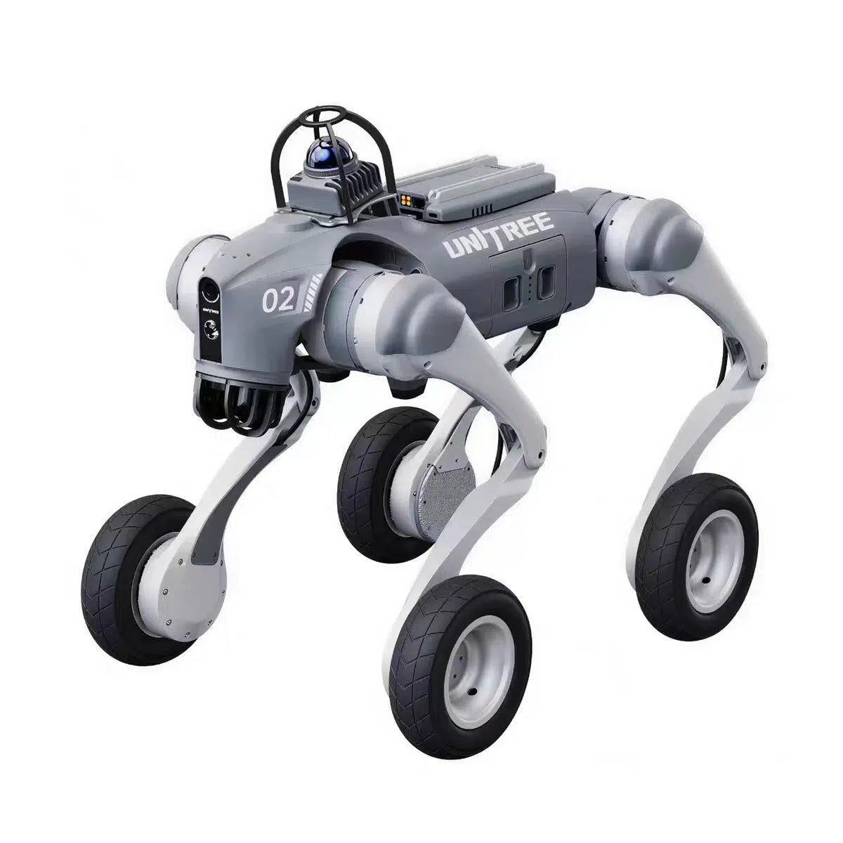 Unitree Go2 W All-terrain robot dog Alloy Body Robotic Dog with 360 Degree Rotation & Multi Terrain Walking for Demo Show