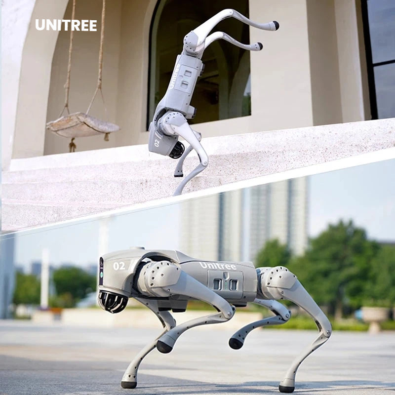 Unitree Go2 Air Quadruped Robot Dog Bionic AI Robotic Pet Companion – Embodied Intelligence – WiFi6 Bluetooth APP Control – 8000mAh Battery – STEM Education Programmable