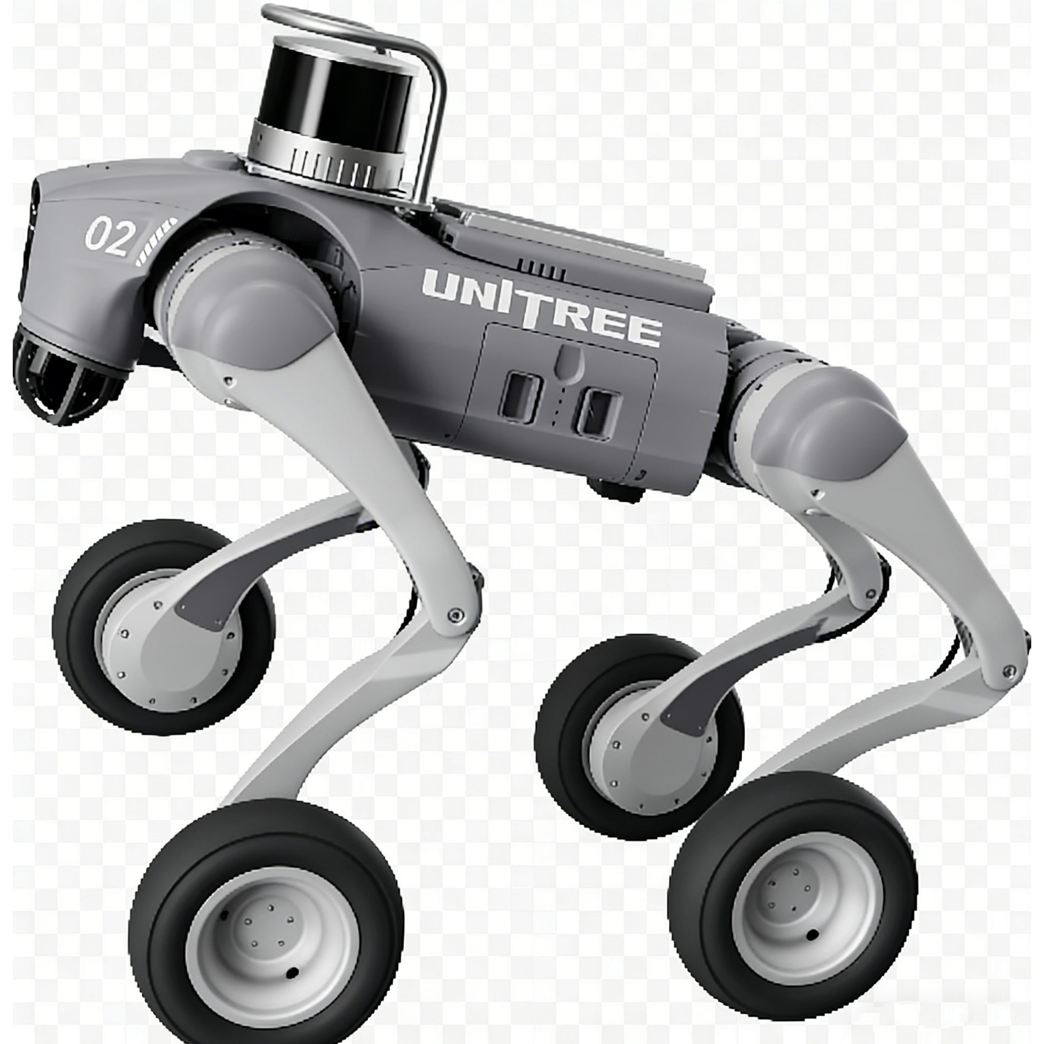 Unitree Go2-W Flagship Security Inspection Robot Dog with Hesai XT16 LiDAR & D1 Servo Manipulator – Smart Patrol & Alarm Light – Thermal Imaging Ready – Mobile Manipulation Research – Docking Station Compatible – Advanced Field Robotics
