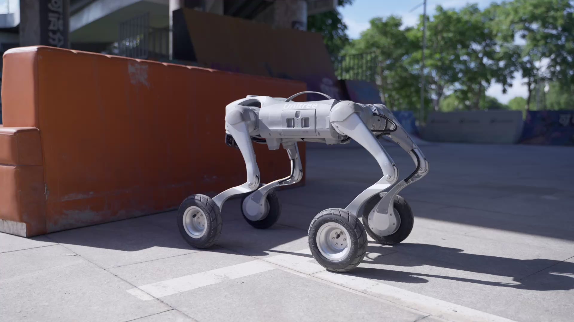 Unitree Go2 W All-terrain robot dog Alloy Body Robotic Dog with 360 Degree Rotation & Multi Terrain Walking for Demo Show