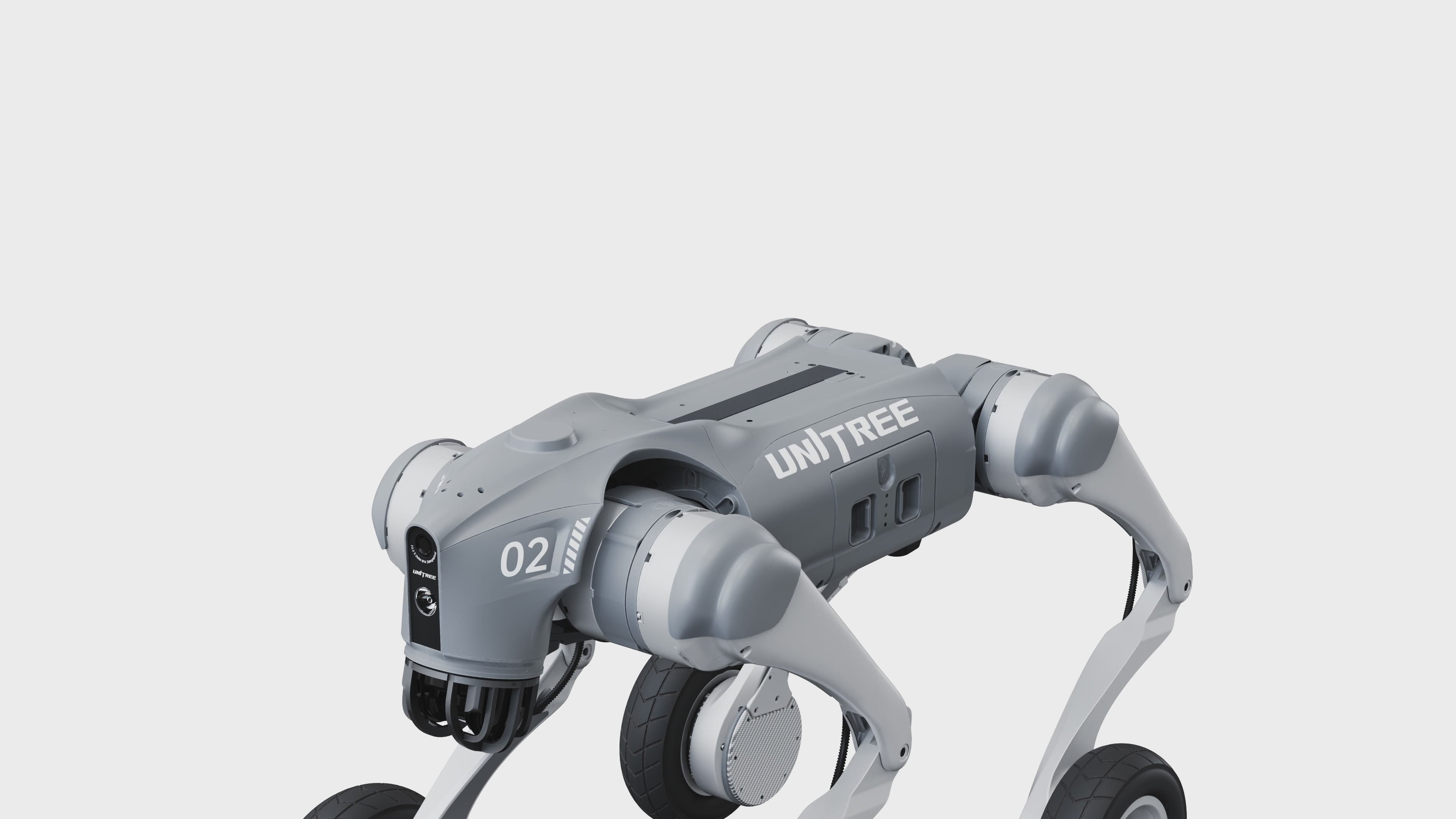 Unitree Go2 W All-terrain robot dog Alloy Body Robotic Dog with 360 Degree Rotation & Multi Terrain Walking for Demo Show