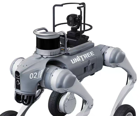 Unitree EDU robot with LiDAR module for research and education